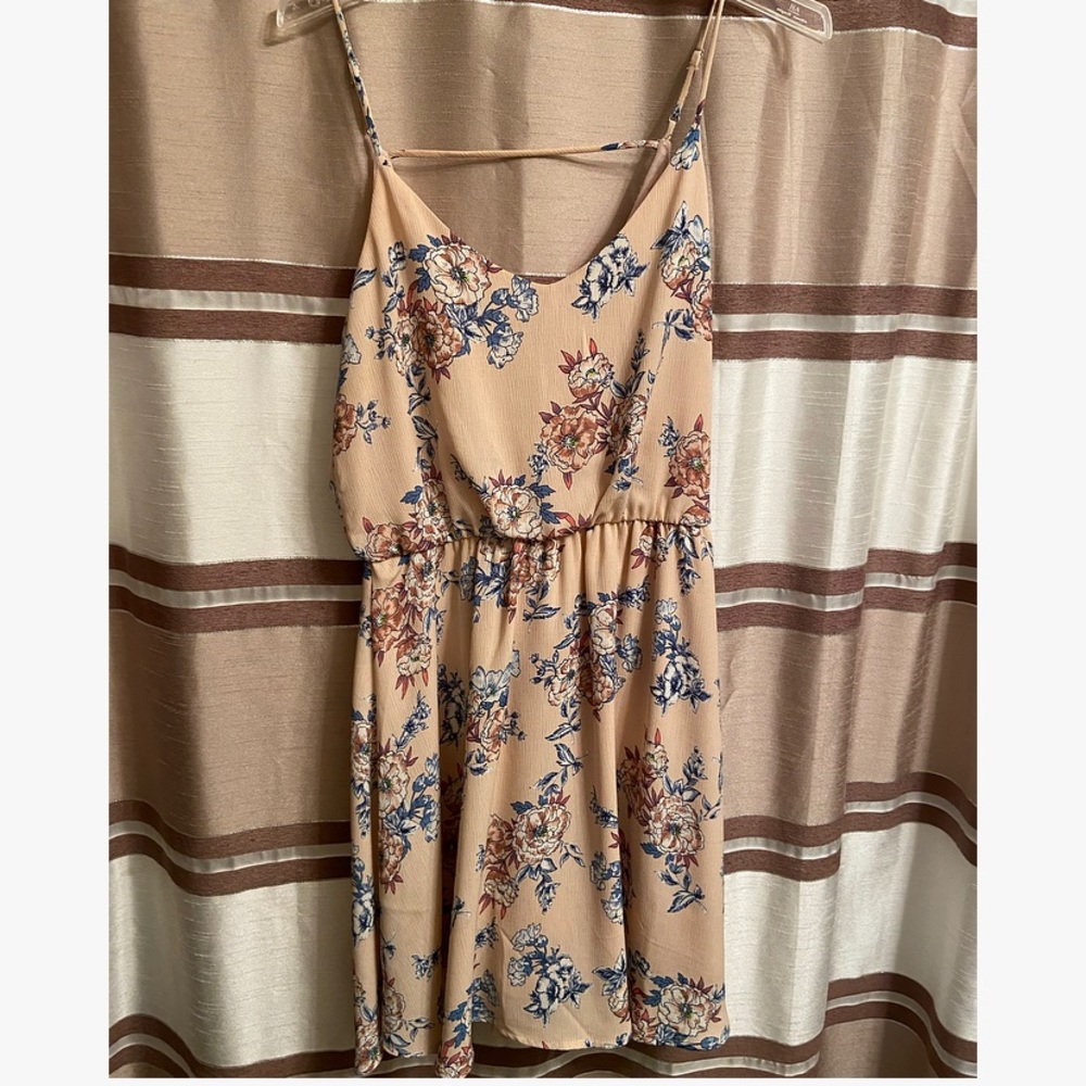 Spaghetti strep floral dress